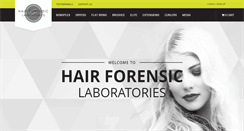 Desktop Screenshot of hairforensic.com